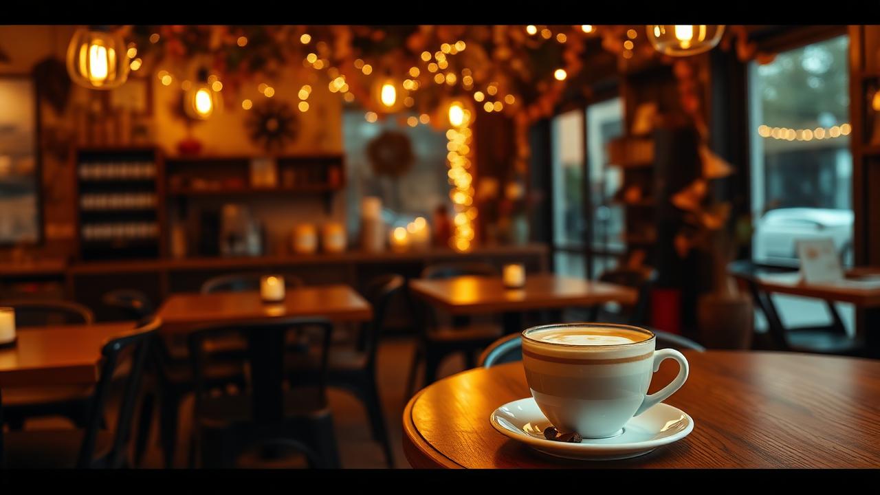 Cozy Autumn Coffee Shop Ambience ☕